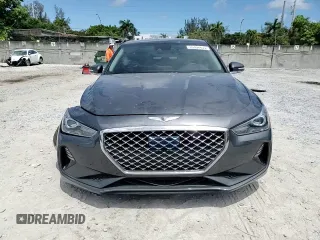 2019 Genesis G70 Sport with VIN KMTG24LA6KU034865, listed as a Copart auction lot 55304455 with 57,087 mi miles and Non repairable. Bid and sale history available at DreamBid. Image 14.