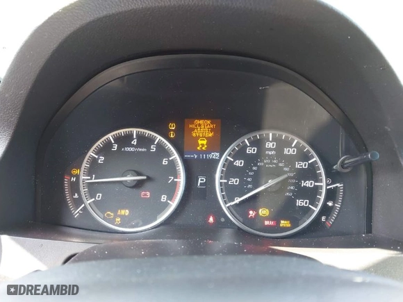 2015 Acura RDX with VIN 5J8TB4H39FL010970, listed as a IAAI auction lot 41784904 with 111,942 mi miles. Bid and sale history available at carsss.com. Image 7.