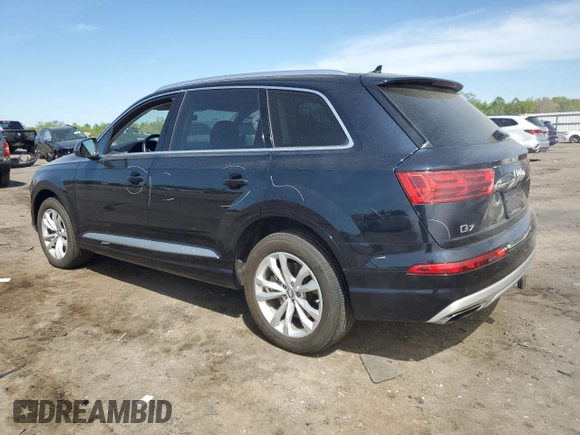 2017 Audi Q7 Premium Plus with VIN WA1LABF72HD053565, listed as a Copart auction lot 53044095 with 58,753 mi miles and Salvage Title. Bid and sale history available at DreamBid. Image 1.
