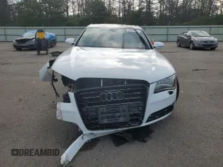 2013 Audi A8 3.0L with VIN WAURGAFD2DN019125, listed as a Copart auction lot 60959515 with 76,585 mi miles and Salvage title. Bid and sale history available at DreamBid. Image 5.