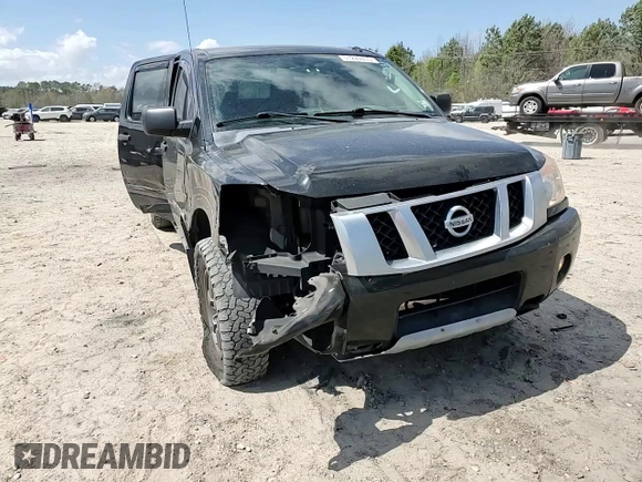 2015 Nissan Titan Pro-4X with VIN 1N6BA0EC1FN507491, listed as a Copart auction lot 51240915 with 165,510 mi miles and Salvage title. Bid and sale history available at DreamBid. Image 11.