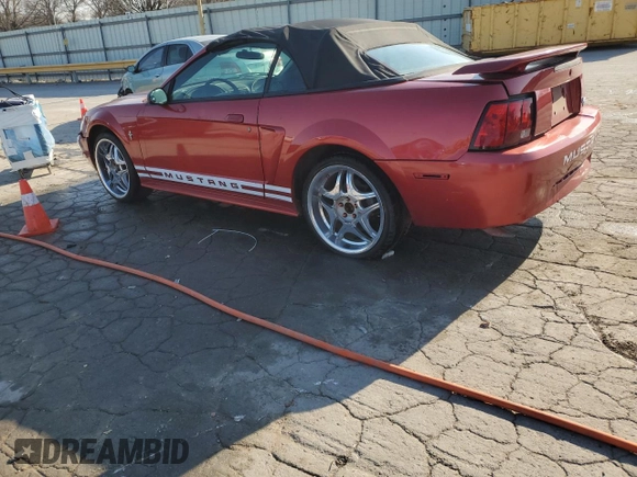 2001 Ford Mustang Deluxe with VIN 1FAFP44421F107940, listed as a Copart auction lot 48740865 with 157,878 mi miles and Salvage Title. Bid and sale history available at carsss.com. Image 2.