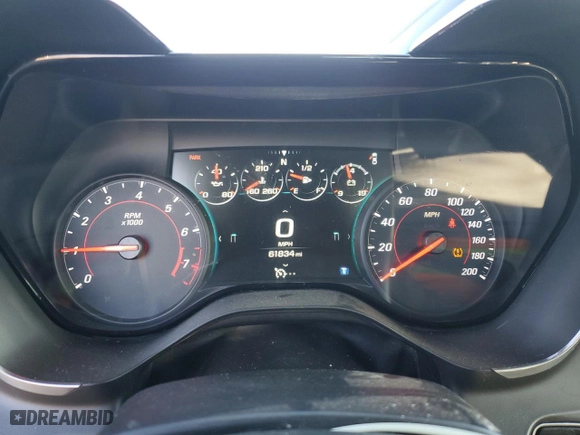 2017 Chevrolet Camaro 1SS with VIN 1G1FE1R74H0190018, listed as a Copart auction lot 44955555 with 61,834 mi miles and Salvage Title. Bid and sale history available at carsss.com. Image 9.