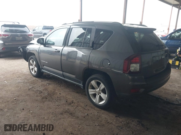 2016 Jeep Compass Latitude with VIN 1C4NJCEA2GD599833, listed as a IAAI auction lot 41507729 with 107,187 mi miles. Bid and sale history available at carsss.com. Image 3.