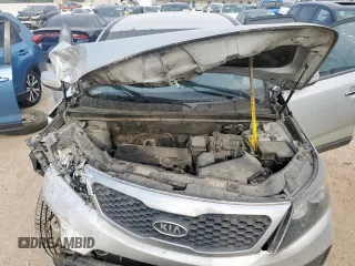 2013 Kia Sorento LX with VIN 5XYKT3A12DG370116, listed as a Copart auction lot 57598675 with 203,902 mi miles and Salvage title. Bid and sale history available at DreamBid. Image 12.