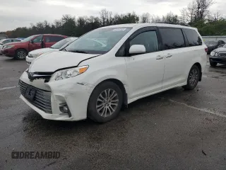 2019 Toyota Sienna XLE Auto Access Seat z VIN 5TDYZ3DC9KS990029, wystawiony jako Copart lot #63242255 z przebiegiem 160 324 mil mil oraz Szkoda całkowita • Salvage title. Historia ofert i sprzedaży dostępna na DreamBid. Obrazek 1.