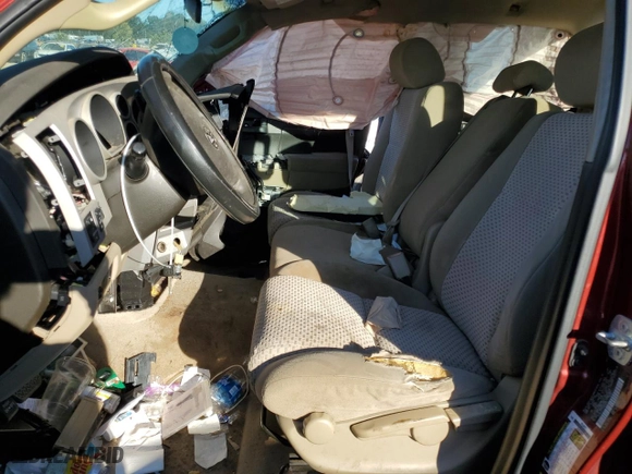 2007 Toyota Tundra SR5 with VIN 5TFRU54177X004835, listed as a Copart auction lot 75555334 with 0 mi miles and Salvage Title. Bid and sale history available at carsss.com. Image 7.
