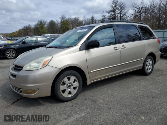 2004 Toyota Sienna CE with VIN 5TDZA23C74S073584, listed as a Copart auction lot 52727315 with 193,265 mi miles and Salvage Title. Bid and sale history available at carsss.com. Image 1.