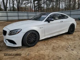 2017 Mercedes-Benz C 63 S AMG with VIN WDDWJ8HB8HF445337, listed as a Copart auction lot 48322205 with Not provided miles and Salvage title. Bid and sale history available at DreamBid. Image 1.