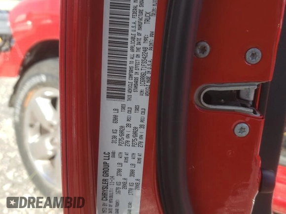 2015 Ram 1500 Big Horn with VIN 1C6RR6LT1FS542248, listed as a Copart auction lot 84486764 with 145,220 mi miles and Salvage title. Bid and sale history available at DreamBid. Image 15.