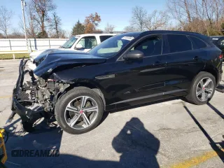 2020 Jaguar F-Pace with VIN SADCX2GX1LA620091, listed as a Copart auction lot 83024684 with 58,919 mi miles and Salvage title. Bid and sale history available at DreamBid. Image 1.
