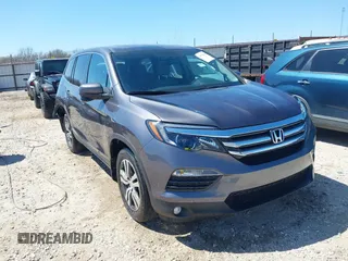 2017 Honda Pilot EX-L z VIN 5FNYF6H76HB049318, wystawiony jako IAAI lot #41872008 z przebiegiem 20 742 mil mil oraz . Historia ofert i sprzedaży dostępna na DreamBid. Obrazek 1.
