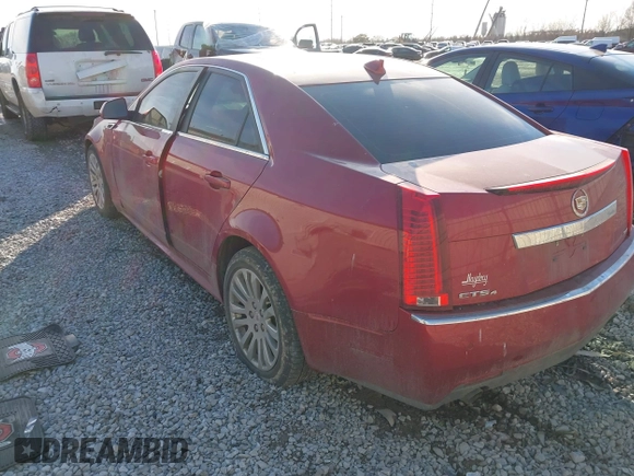 2011 Cadillac CTS Premium with VIN 1G6DS5ED5B0121939, listed as a IAAI auction lot 41506316 with 157,918 mi miles. Bid and sale history available at carsss.com. Image 3.