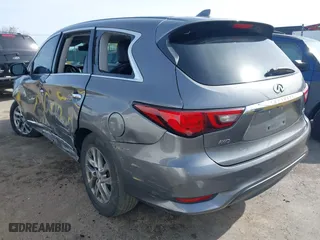 2019 Infiniti QX60 PURE with VIN 5N1DL0MM7KC552081, listed as a IAAI auction lot 41835686 with 156,587 mi miles. Bid and sale history available at carsss.com. Image 3.