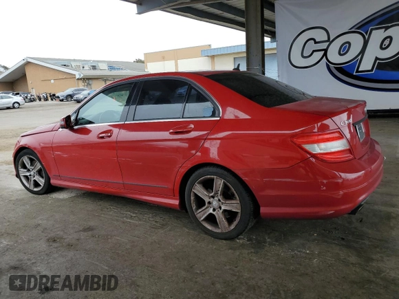 2010 Mercedes-Benz C 300 Sport with VIN WDDGF5EB5AR126331, listed as a Copart auction lot 59940775 with 168,590 mi miles and Salvage title. Bid and sale history available at DreamBid. Image 2.