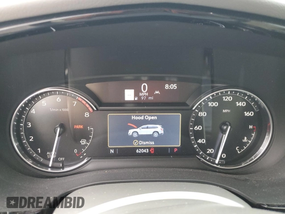 2021 Cadillac XT6 Premium Luxury with VIN 1GYKPCRS8MZ185422, listed as a Copart auction lot 56131775 with 62,043 mi miles and Salvage title. Bid and sale history available at DreamBid. Image 9.
