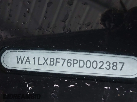 2023 Audi Q7 Premium Plus с VIN WA1LXBF76PD002387, выставлен на аукционе IAAI как лот 41307681 с пробегом 27 674 миль миль и . История ставок и продаж доступна на DreamBid. Изображение 9.