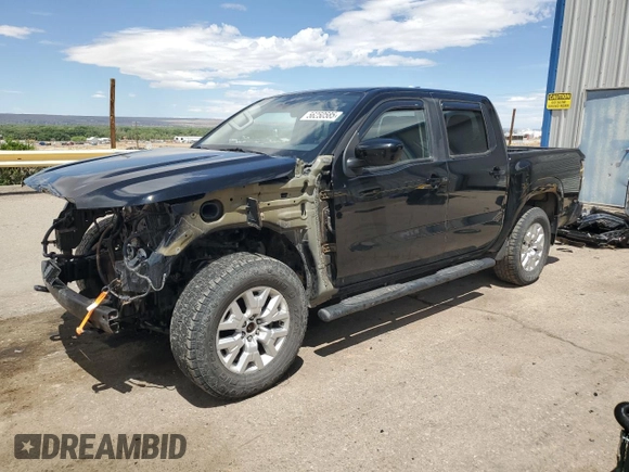 2022 Nissan Frontier SV with VIN 1N6ED1EK3NN603686, listed as a Copart auction lot 56250585 with 87,113 mi miles and Salvage title. Bid and sale history available at DreamBid. Image 1.