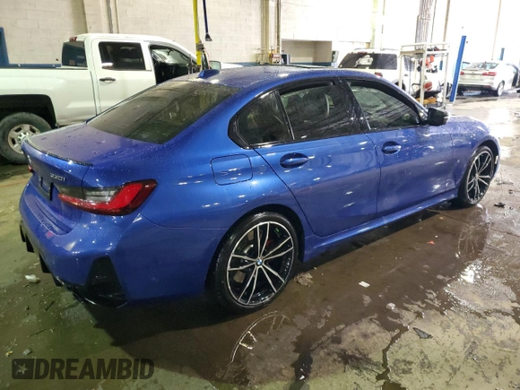2024 BMW 3 Series 330i xDrive with VIN 3MW89FF0XR8E19086, listed as a Copart auction lot 45810865 with 12,339 mi miles and Salvage Title. Bid and sale history available at carsss.com. Image 3.