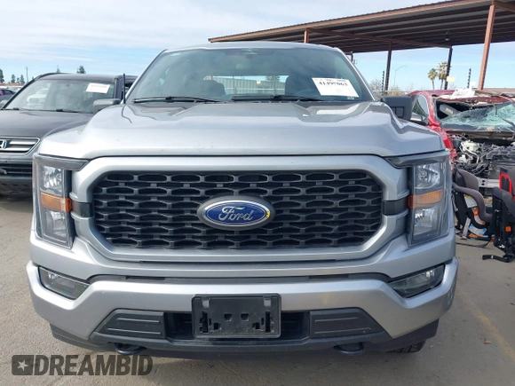 2023 Ford F-150 XL with VIN 1FTEW1EP1PKF59071, listed as a IAAI auction lot 41499063 with 27,432 mi miles. Bid and sale history available at carsss.com. Image 12.