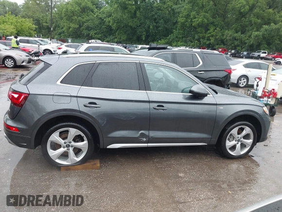 2022 Audi Q5 S line Premium Plus z VIN WA1EAAFY2N2058624, wystawiony jako IAAI lot #42408896 z przebiegiem 83 252 mil mil oraz . Historia ofert i sprzedaży dostępna na DreamBid. Obrazek 14.