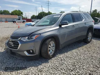 2021 Chevrolet Traverse LT Cloth z VIN 1GNEVGKW6MJ166824, wystawiony jako Copart lot #57511345 z przebiegiem Nie podano mil oraz Czysty tytuł • Clean title. Historia ofert i sprzedaży dostępna na DreamBid. Obrazek 1.
