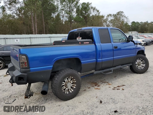 1999 Dodge Ram 2500 with VIN 1B7KF2363XJ504002, listed as a Copart auction lot 73557954 with 297,618 mi miles and Salvage Title. Bid and sale history available at carsss.com. Image 3.
