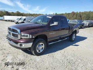 2005 Dodge Ram 2500 SLT with VIN 3D7KS28C05G701451, listed as a Copart auction lot 76239114 with 318,764 mi miles and Salvage Title. Bid and sale history available at carsss.com. Image 1.