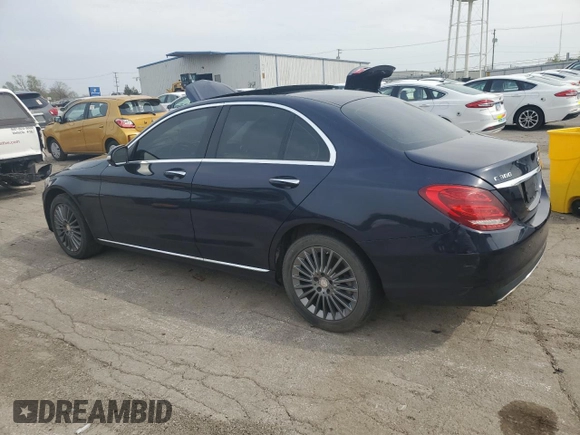 2015 Mercedes-Benz C 300 Luxury with VIN 55SWF4KB7FU081506, listed as a Copart auction lot 55340195 with 140,231 mi miles and Clean Title. Bid and sale history available at carsss.com. Image 2.