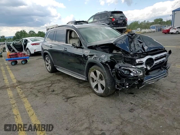 2022 Mercedes-Benz GLS 450 with VIN 4JGFF5KE5NA716162, listed as a Copart auction lot 67067154 with 64,142 mi miles and Salvage Title. Bid and sale history available at DreamBid. Image 11.