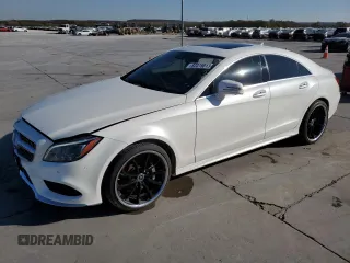 2018 Mercedes-Benz CLS-Class CLS 550 with VIN WDDLJ7DB3JA203996, listed as a Copart auction lot 82319813 with 78,253 mi miles and Salvage Title. Bid and sale history available at carsss.com. Image 1.