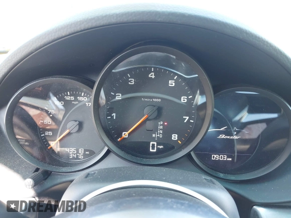 2021 Porsche 718 Boxster with VIN WP0CA2A8XMS210397, listed as a IAAI auction lot 41958221 with 43,518 mi miles and . Bid and sale history available at DreamBid. Image 7.