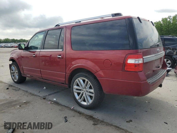 2015 Ford Expedition Max Limited with VIN 1FMJK1KT5FEF01923, listed as a Copart auction lot 59873255 with 242,656 mi miles and Salvage title. Bid and sale history available at DreamBid. Image 2.