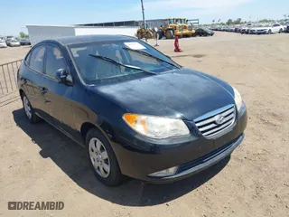 2009 Hyundai Elantra GLS PZEV with VIN KMHDU46D19U613642, listed as a IAAI auction lot 42031079 with 109,827 mi miles. Bid and sale history available at carsss.com. Image 1.