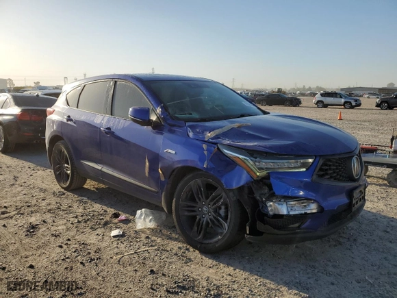 2021 Acura RDX w/A-Spec Package with VIN 5J8TC1H69ML013466, listed as a Copart auction lot 51896395 with 33,036 mi miles and Salvage Title. Bid and sale history available at carsss.com. Image 4.