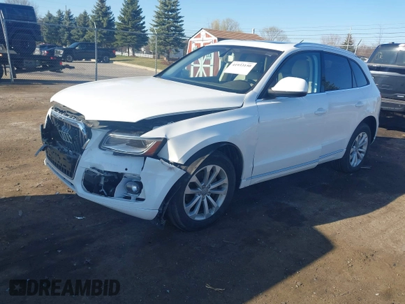 2014 Audi Q5 Premium Plus with VIN WA1LFAFP3EA106931, listed as a IAAI auction lot 41933150 with 140,104 mi miles and . Bid and sale history available at DreamBid. Image 17.