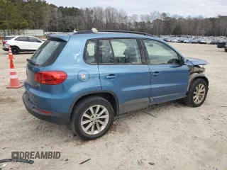 2017 Volkswagen Tiguan S with VIN WVGBV7AX2HK046312, listed as a Copart auction lot 42393295 with 94,814 mi miles and Salvage Title. Bid and sale history available at DreamBid. Image 3.