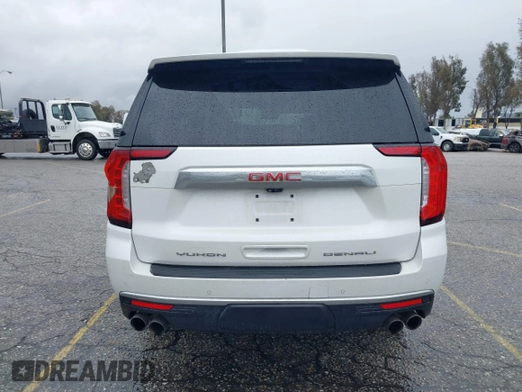2021 GMC Yukon Denali with VIN 1GKS2DKL8MR125626, listed as a IAAI auction lot 41796439 with 63,001 mi miles. Bid and sale history available at carsss.com. Image 16.