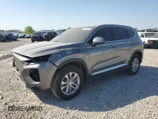 2019 Hyundai Santa Fe SEL z VIN 5NMS3CADXKH073317, wystawiony jako Copart lot #47591455 z przebiegiem 95 982 mil mil oraz Szkoda całkowita • Salvage title. Historia ofert i sprzedaży dostępna na DreamBid. Obrazek 1.