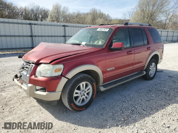 2007 Ford Explorer Eddie Bauer with VIN 1FMEU64E37UA69797, listed as a Copart auction lot 48667625 with 160,438 mi miles and Salvage title. Bid and sale history available at DreamBid. Image 1.