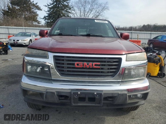 2010 GMC Canyon SLE1 with VIN 1GTJTCDE6A8108290, listed as a Copart auction lot 44329525 with 116,638 mi miles and Clean Title. Bid and sale history available at carsss.com. Image 5.
