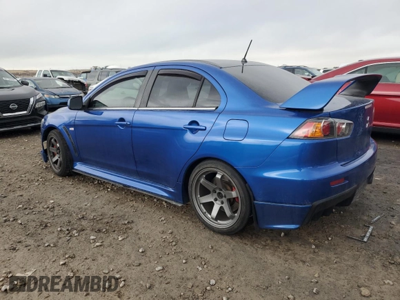 2008 Mitsubishi Lancer Evolution GSR with VIN JA3AW86V38U049989, listed as a Copart auction lot 84926554 with 99,312 mi miles and Salvage Title. Bid and sale history available at carsss.com. Image 2.