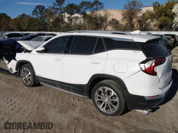 2020 GMC Terrain SLT z VIN 3GKALPEX1LL216929, wystawiony jako Copart lot #58873185 z przebiegiem 43 449 mil mil oraz Szkoda całkowita • Salvage title. Historia ofert i sprzedaży dostępna na DreamBid. Obrazek 2.