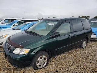 2000 Mazda MPV DX with VIN JM3LW28G8Y0106384, listed as a Copart auction lot 66537813 with 223,272 mi miles and Salvage Title. Bid and sale history available at carsss.com. Image 2.