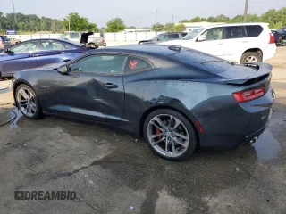 2017 Chevrolet Camaro 2SS with VIN 1G1FG1R71H0143751, listed as a Copart auction lot 59161935 with 56,915 mi miles and Salvage title. Bid and sale history available at DreamBid. Image 2.