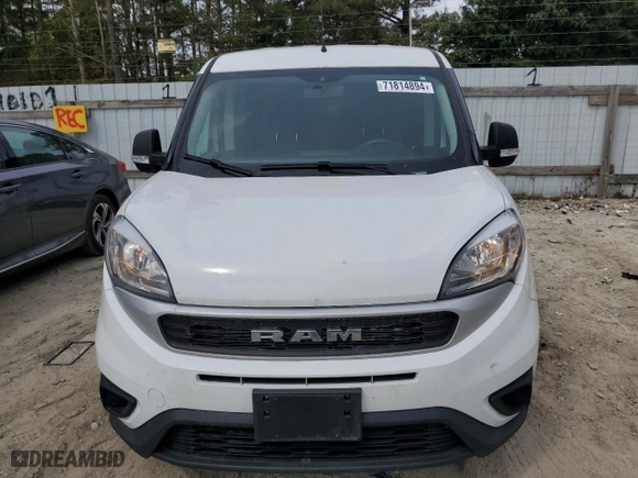 2022 Ram ProMaster City Wagon with VIN ZFBHRFAB8N6W56823, listed as a Copart auction lot 71814894 with 34,823 mi miles and Salvage Title. Bid and sale history available at carsss.com. Image 5.