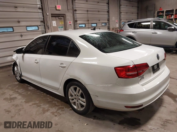 2015 Volkswagen Jetta Sedan 2.0L S with VIN 3VW2K7AJ1FM225534, listed as a IAAI auction lot 41941755 with 123,890 mi miles. Bid and sale history available at carsss.com. Image 3.