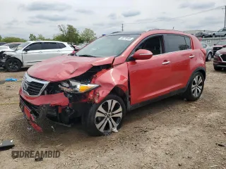 2011 Kia Sportage EX with VIN KNDPC3A29B7100647, listed as a Copart auction lot 58778105 with Not provided miles and Salvage title. Bid and sale history available at DreamBid. Image 1.