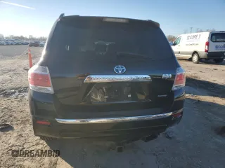 2011 Toyota Highlander Hybrid Limited with VIN JTEDC3EH0B2001564, listed as a Copart auction lot 82548214 with 0 mi miles and Salvage Title. Bid and sale history available at carsss.com. Image 6.