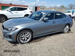 2025 BMW 3 Series 330i with VIN 3MW69CW05S8F32987, listed as a Copart auction lot 51054715 with 1,613 mi miles and Clean Title. Bid and sale history available at carsss.com. Image 1.